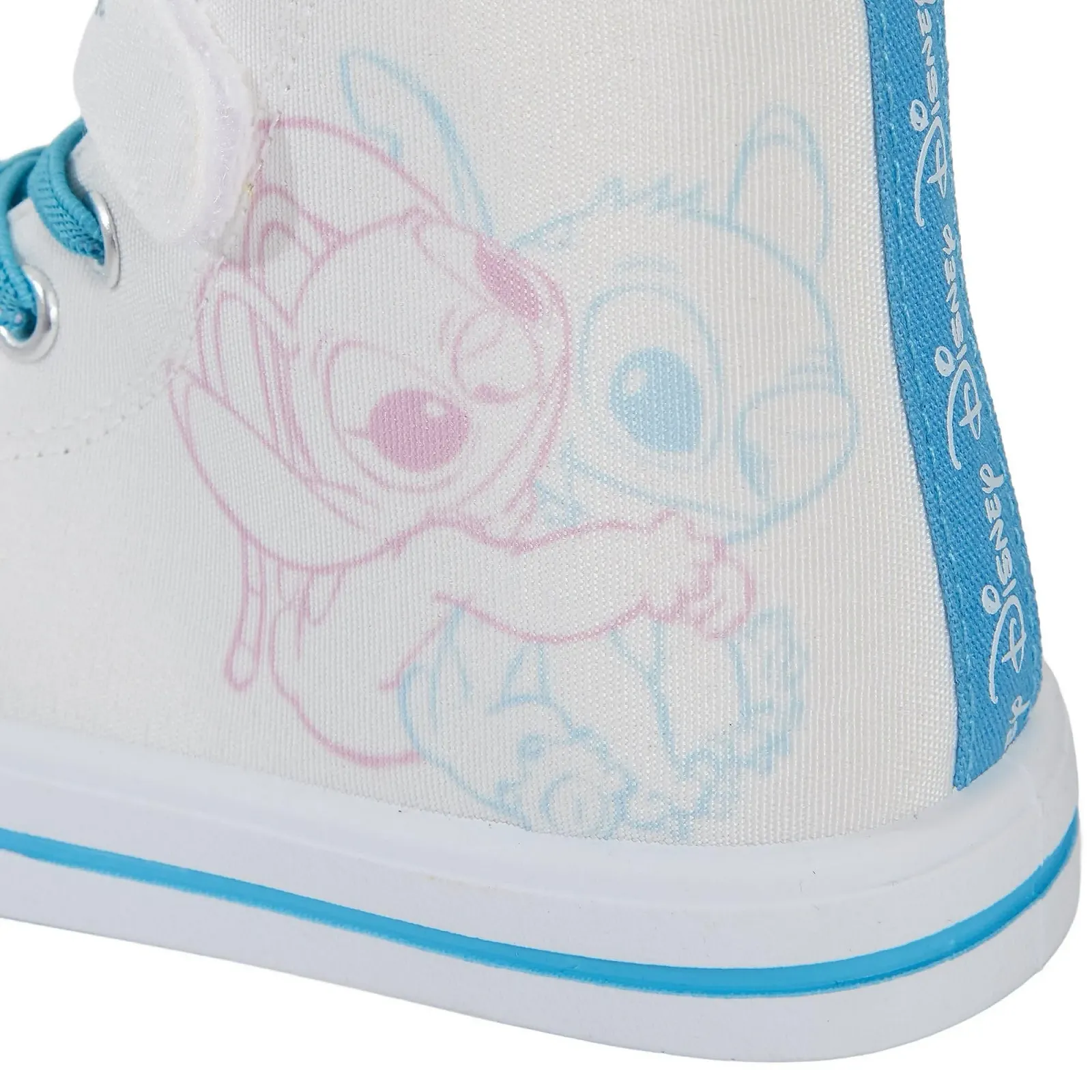 Кеды Disney Stitch Hi Top для девочек Stitch & Angel на молнии, фото №7