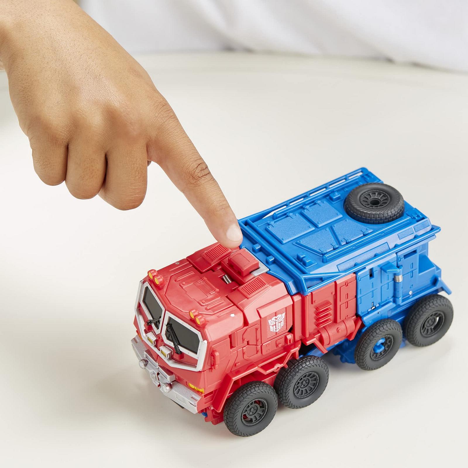 Фігурка Transformers Cyberverse Adventures Dinobots Unite Smash Changer Optimus Prime, 22,5 см, фото №3