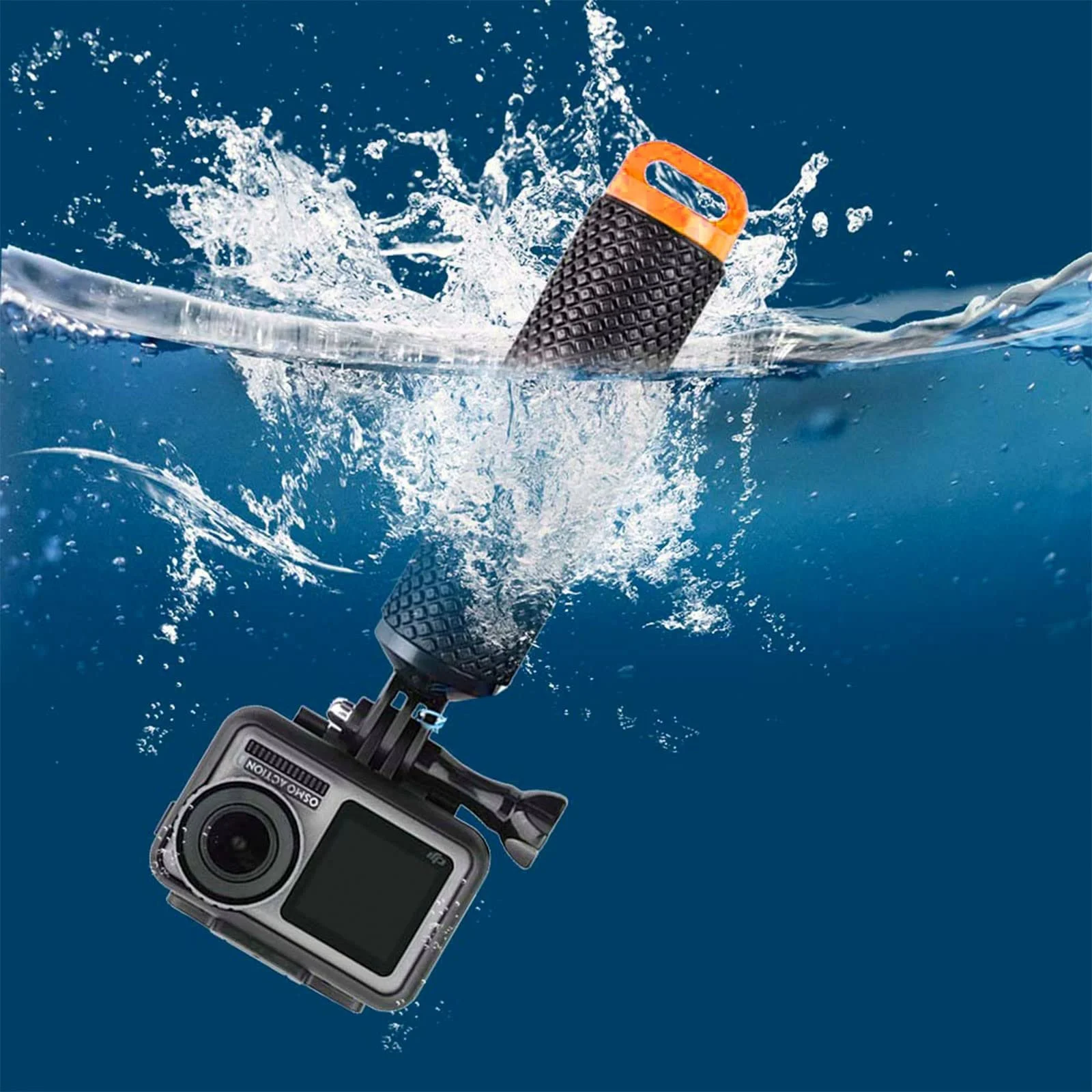 Подводная ручка-монопод FAEFTY Swimmer Handgrip для экшн-камер водонепроницаемая плавающая с тремя длинными винтами для GoPro Hero, фото №2 Подводная ручка-монопод FAEFTY Swimmer Handgrip для экшн-камер водонепроницаемая плавающая с тремя длинными винтами для GoPro Hero, фото №2