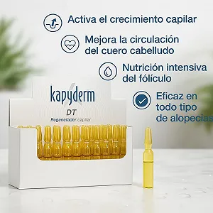 Ампули проти випадіння волосся KAPYDERM KD 12 x 8 мл synthetic.ua - Фото 1