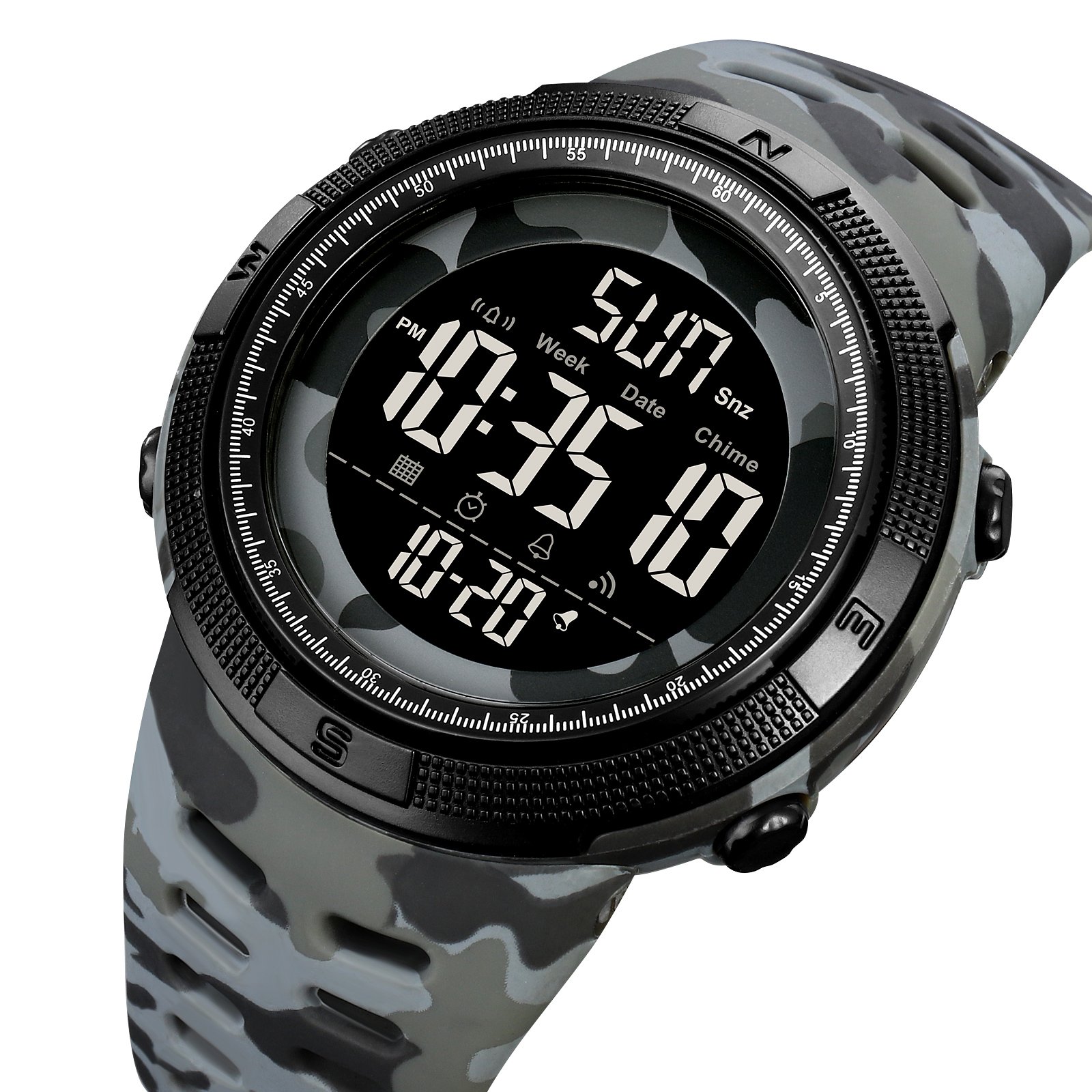 Годинник Skmei 2070 Camo Grey, фото №2