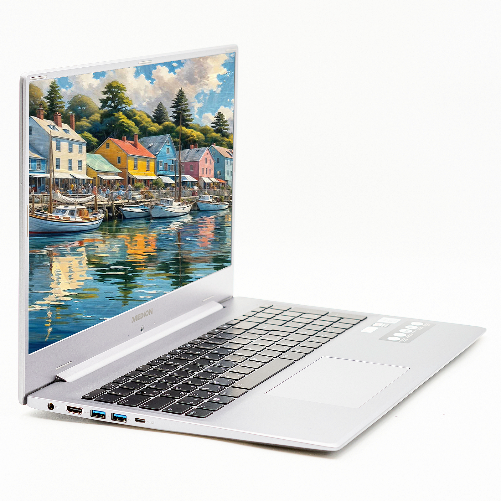Игровой ноутбук 17.3" Medion AKOYA P17605 Intel i5-10210U ОЗУ 32 ГБ SSD 1 ТБ Nvidia GeForce Win10 Металлический корпус, фото №2