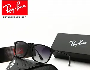 Жіночі сонцезахисні окуляри Ray Ban чорні квадратні synthetic.ua - Фото 1