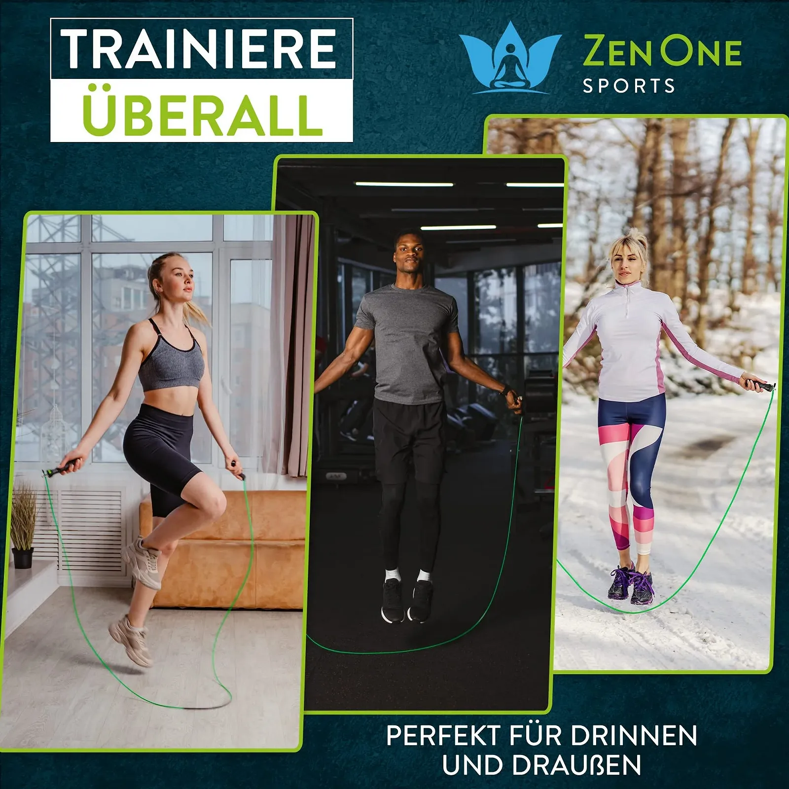 Скакалка ZenOne Sports ZenRope Швидкісна сталевий трос 3 м з підшипниками 360° регульована, фото №8 Скакалка ZenOne Sports ZenRope Швидкісна сталевий трос 3 м з підшипниками 360° регульована, фото №8