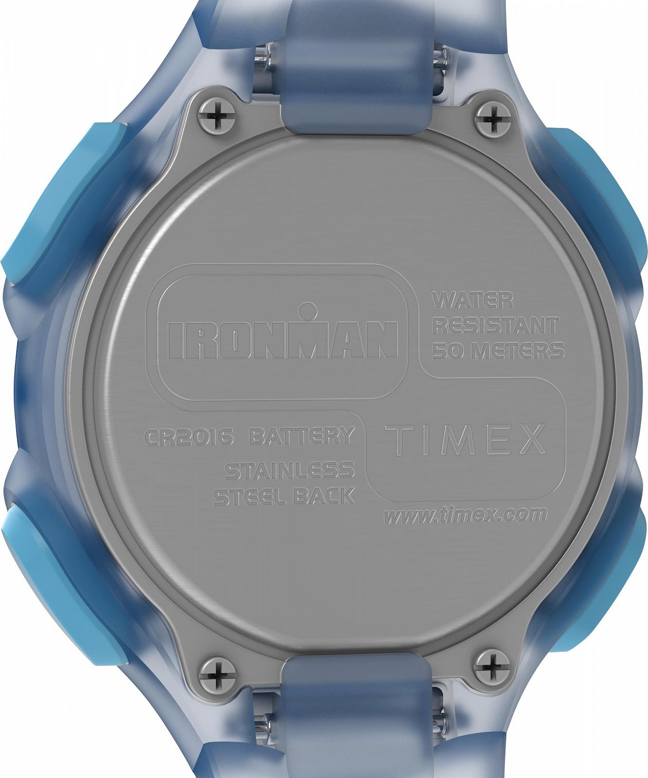 Жіночий годинник Тип Timex IRONMAN 34мм Синій Поліуретановий Ремінець Цифровий Циферблат Синій Корпус TW5M65800, фото №4