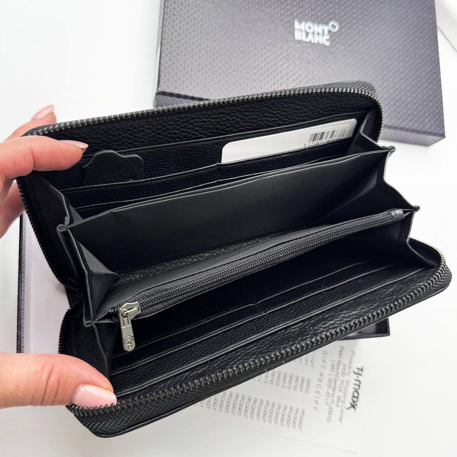 Чоловічий шкіряний гаманець на замку Mont Blanc, фото №9