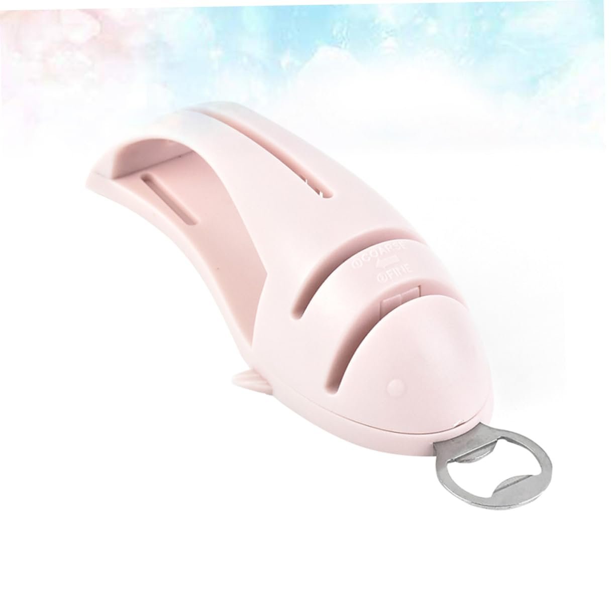 Точилка для ножей ABOOFAN многофункциональная с открывалкой Pink, фото №8