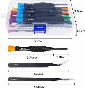 Набір викруток Kit Mini Магнітний Phillips/Slotted/Torx Star 19 шт. synthetic.ua - Фото 1