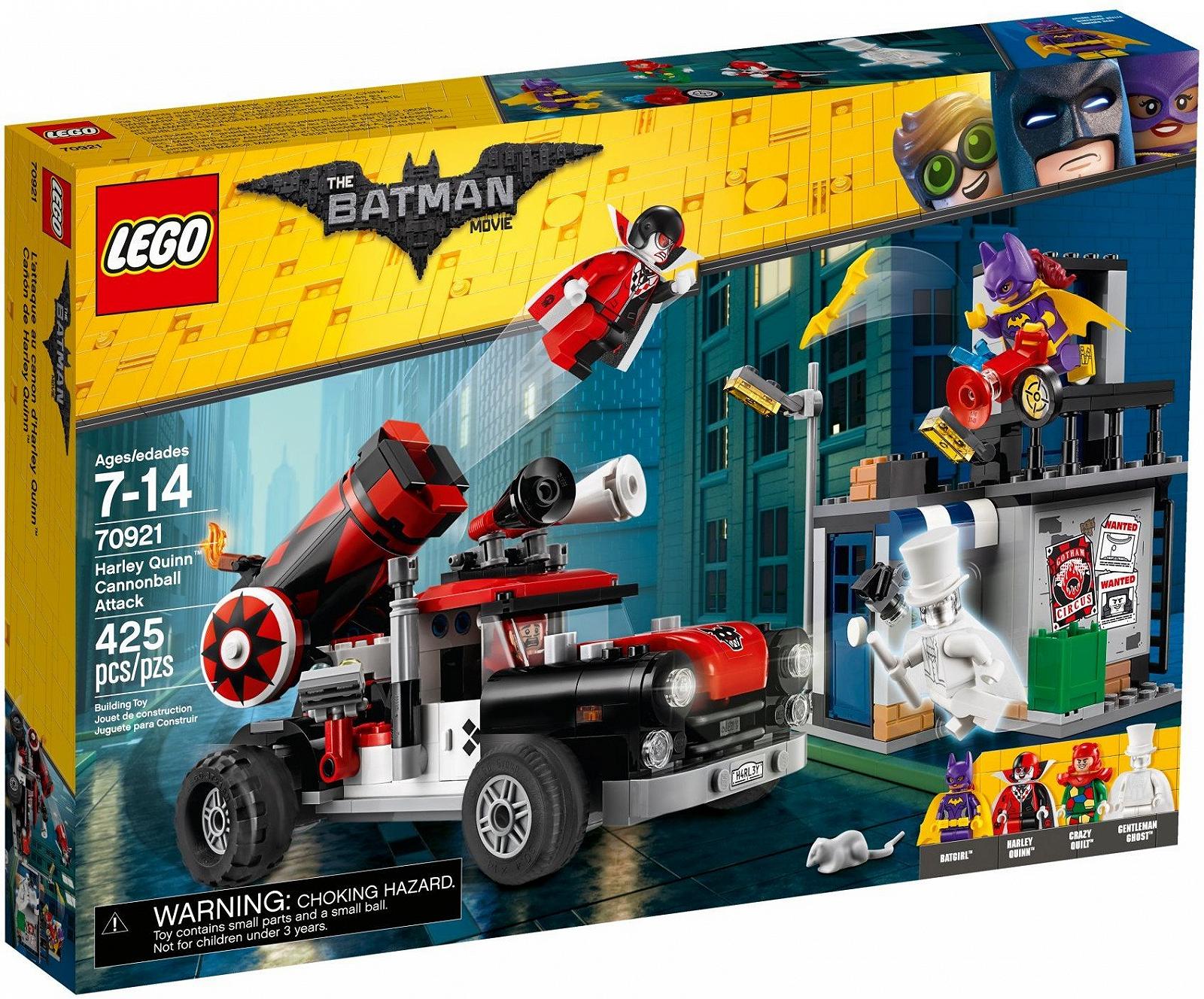 Конструктор LEGO 70921 Batman Movie Harley Quinn Cannonball Attack, фото №1