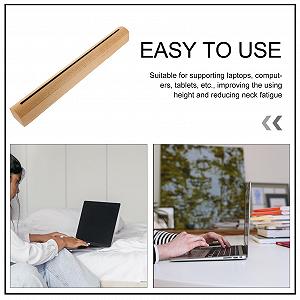 Підставка для ноутбука DOITOOL дерев'яна для столу Ергономічна synthetic.ua - Фото 1