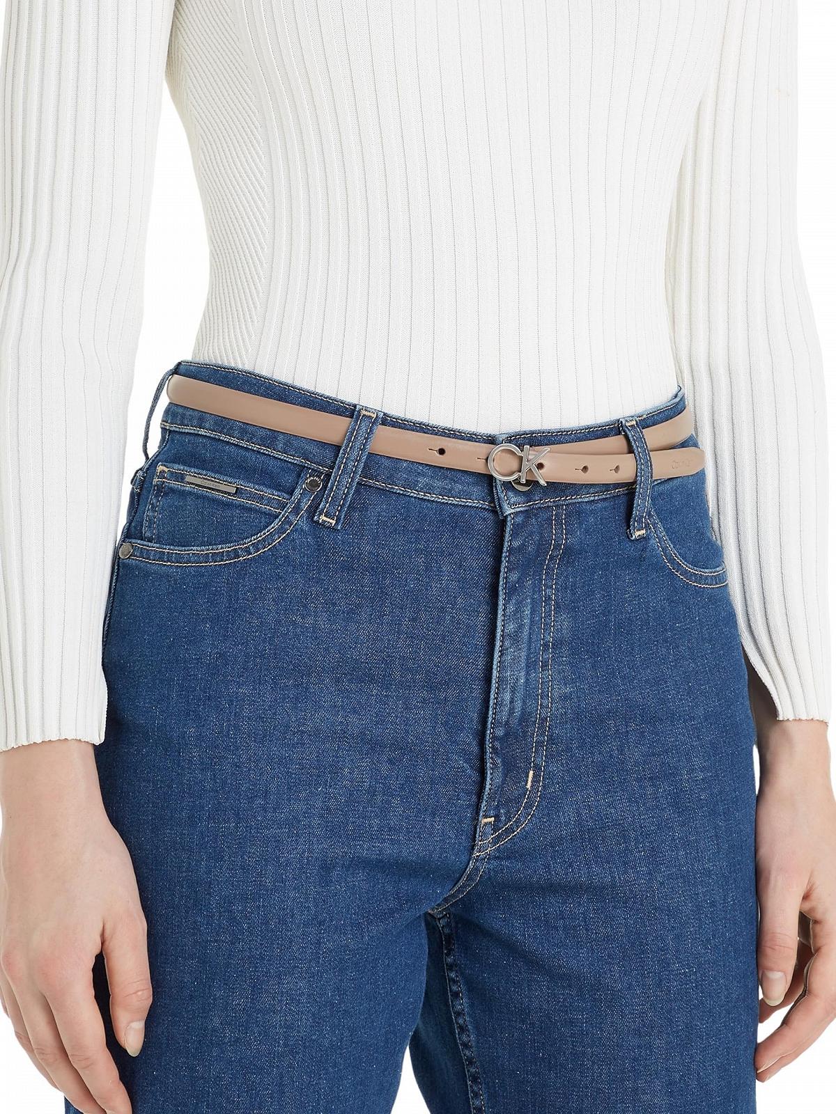 Ремінь Calvin Klein Тонкий Жіночий Шкіряний, фото №3
