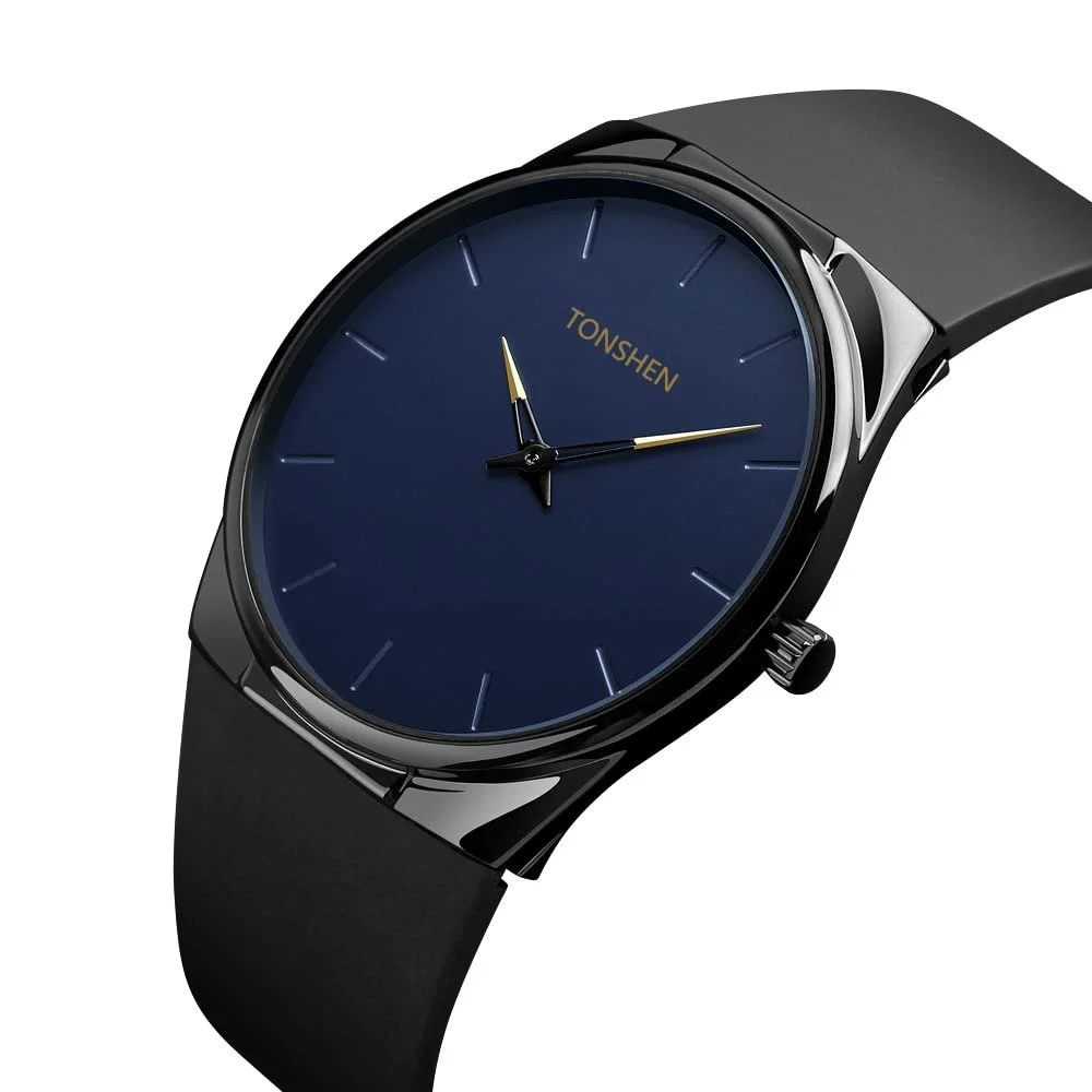 Чоловічий годинник TONSHEN Кварцовий Аналоговий Безель з нержавіючої сталі, фото №5