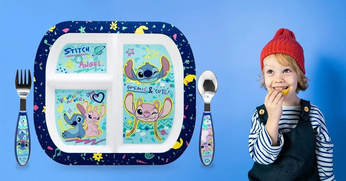 Набор детской посуды Sorrisini, из 3 тарелок, фото №8 Набор детской посуды Sorrisini, из 3 тарелок, фото №8