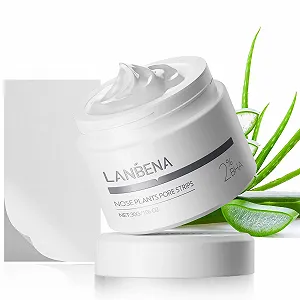 Средство для удаления черных точек LANBENA Маска для лица от черных точек полосками для носа (30 грамм), для увлажнения и очищения - Фото 1