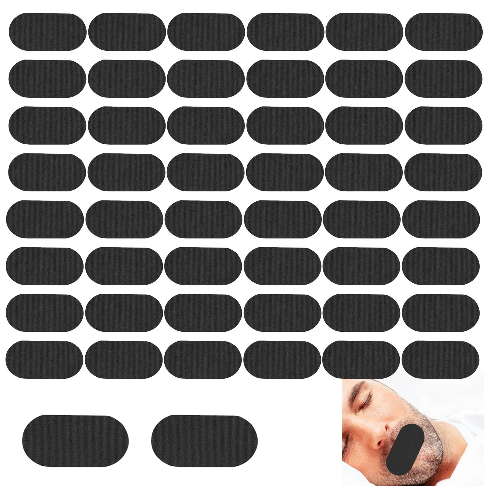 Пластирі від хропіння 32 шт для дорослих Дихаючі, фото №1