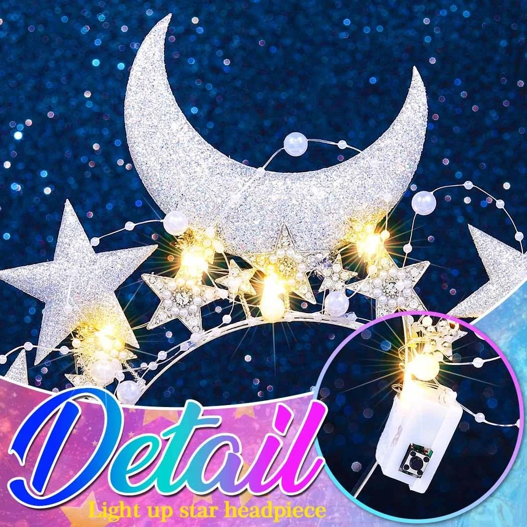 Обруч Рождественские огни Reaky Звезда, фото №4