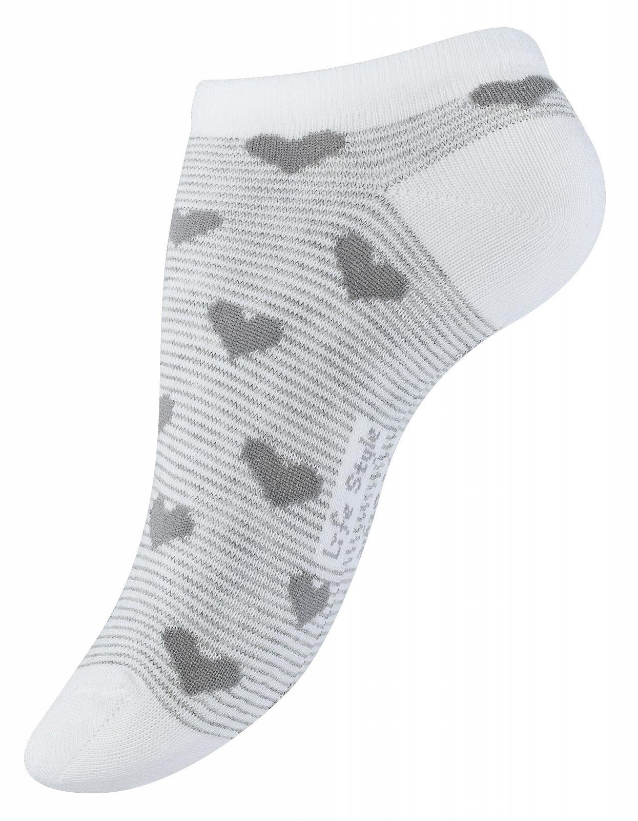 Носки Vincent Creation 8 пар Женские спортивные носки, носки в полоску или однотонные с сердечками, фото №5