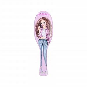 Щетка для волос Depesche TOPModel 4899-053, классическая форма, сиреневый цвет, размеры: прибл. 3,6 x 8,7 x 27 см - Фото 1