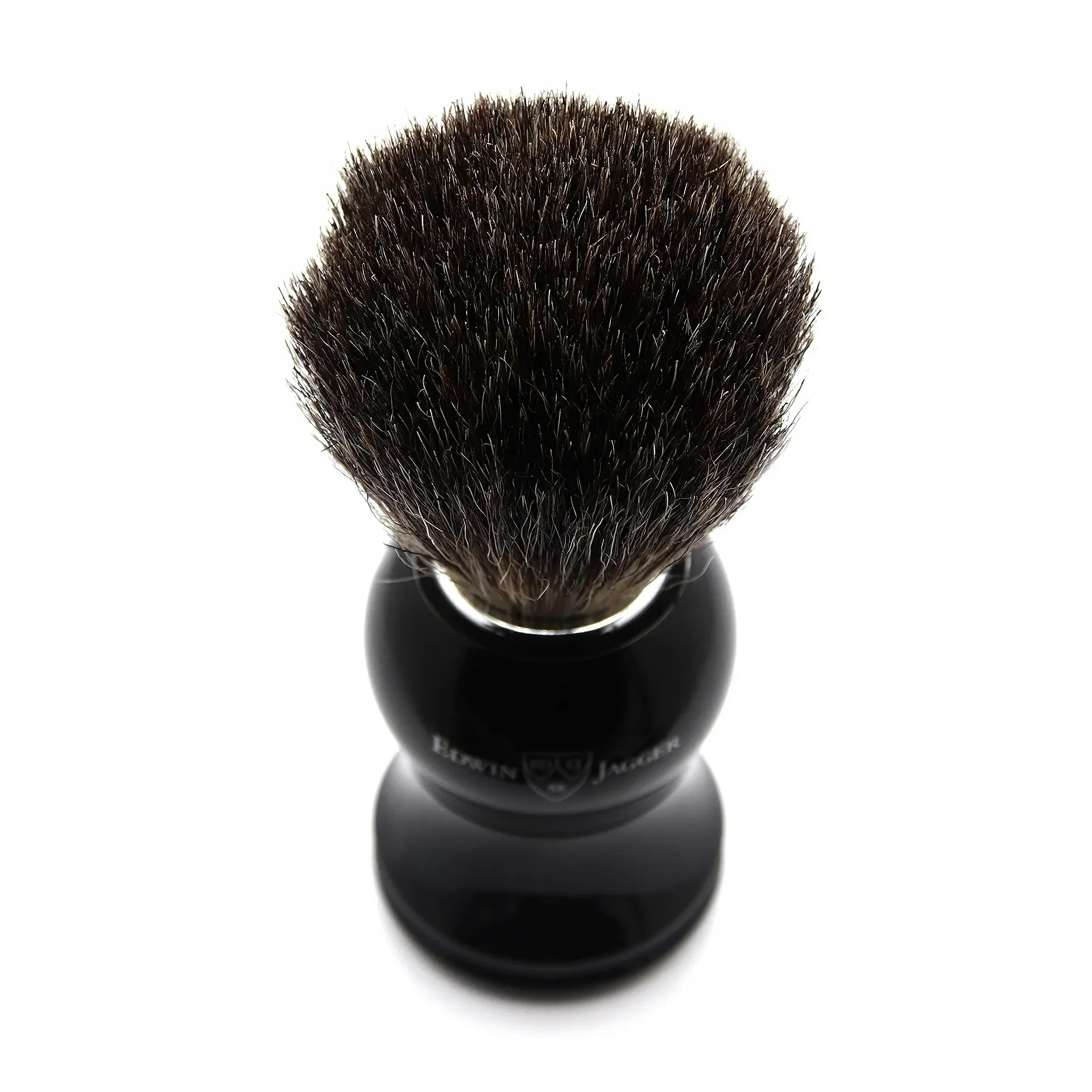 Помазок для гоління Edwin Jagger Pure Badger Imitation Ebony, фото №3