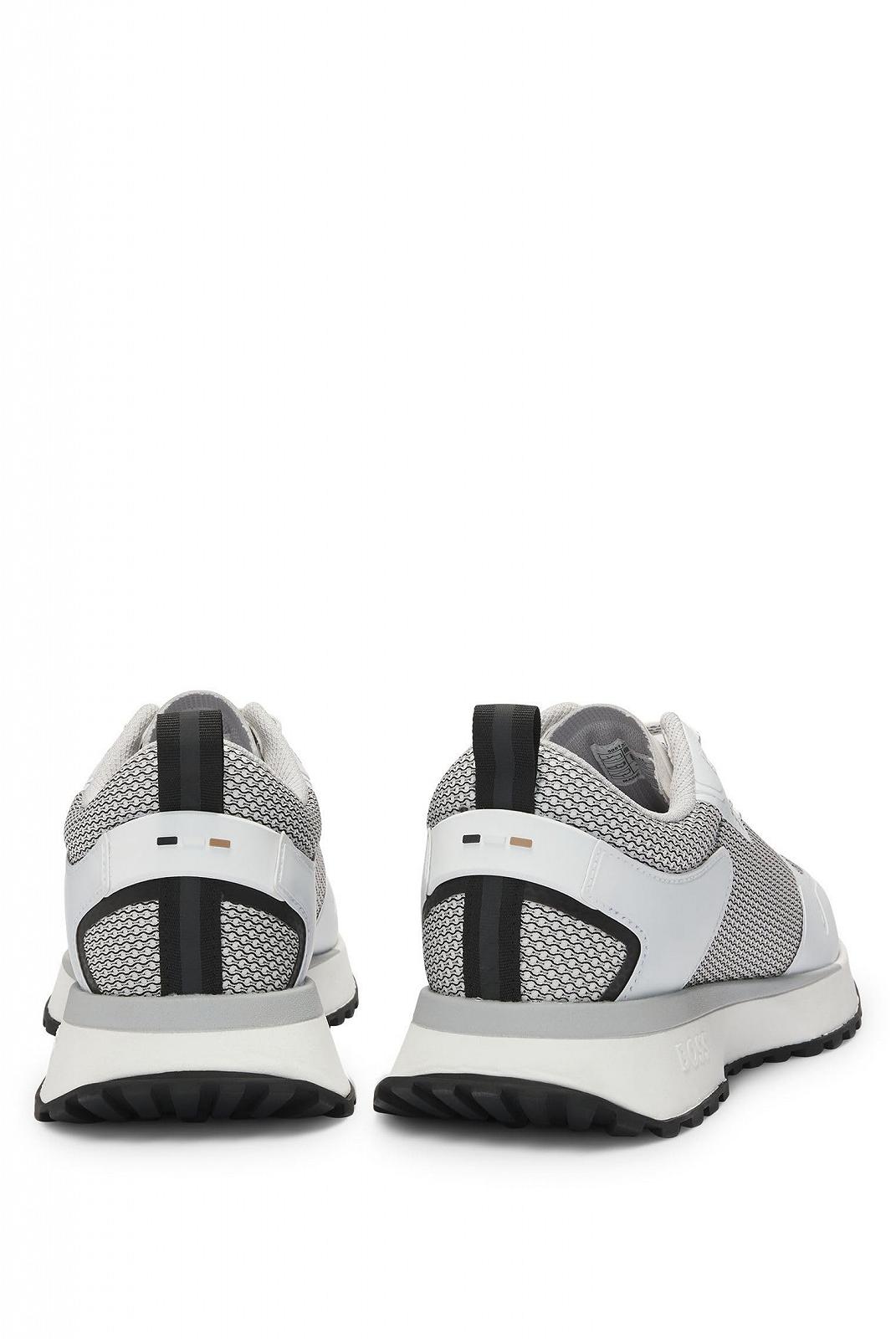 Кросівки BOSS Jonah Runn Чоловічі З різних матеріалів з сіткою та логотипами, фото №5