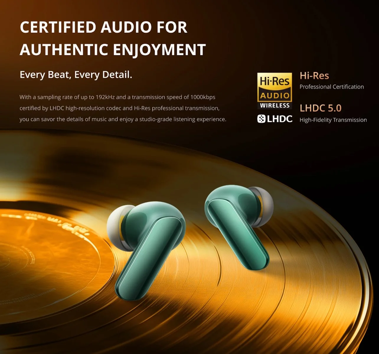 Навушники Realme Buds Air7 Pro Black AI 53dB ANC Dual-dac Driver LHDC 5.0, фото №10 Навушники Realme Buds Air7 Pro Black AI 53dB ANC Dual-dac Driver LHDC 5.0, фото №10