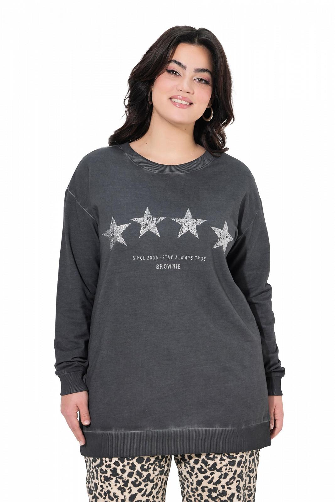 Жіночий Світшот Angel of Style Plus Size Зірки 840162, фото №1 Жіночий Світшот Angel of Style Plus Size Зірки 840162, фото №1