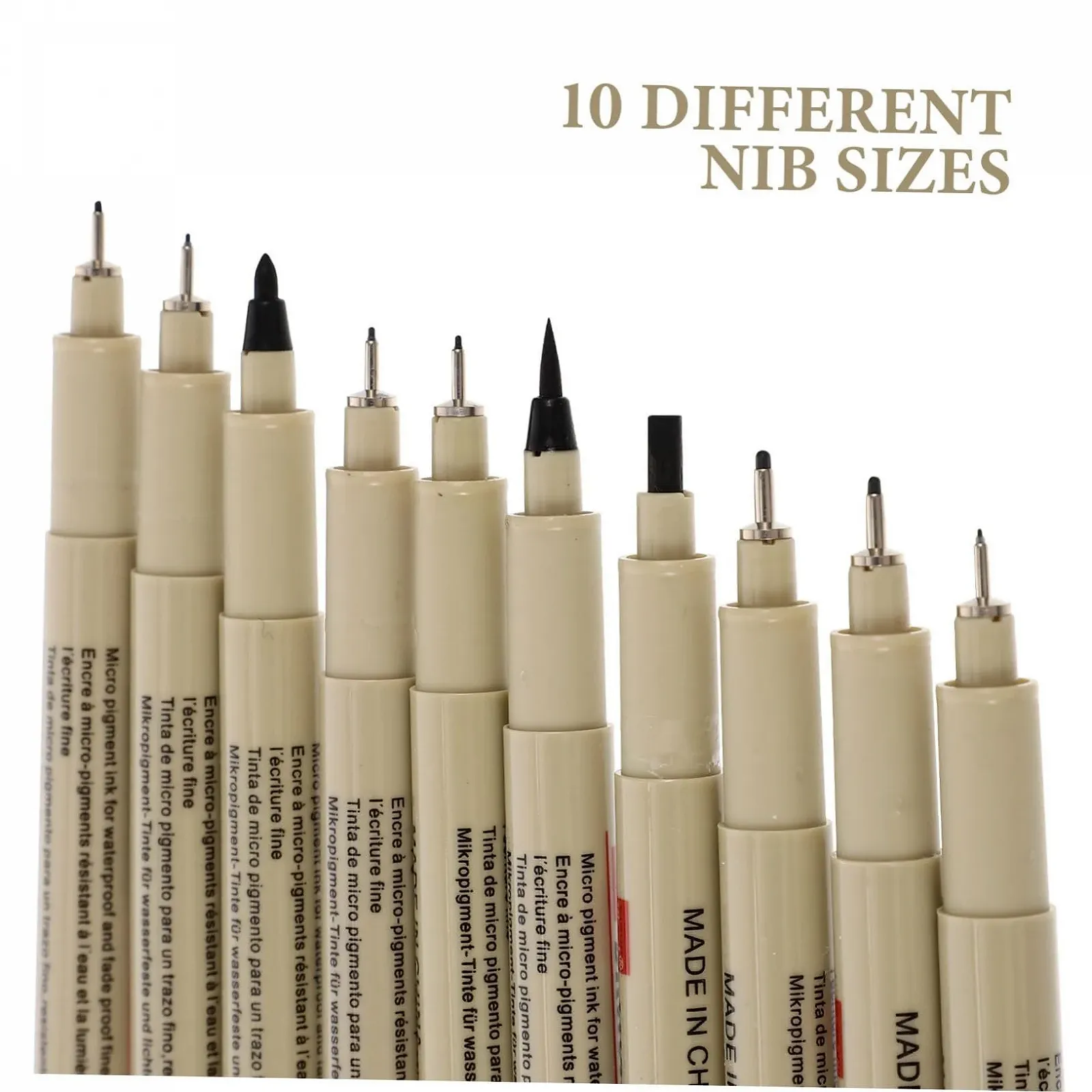 Підводка для очей Operitacx, набір 50 шт., водостійка, портативна, чорна, фото №4