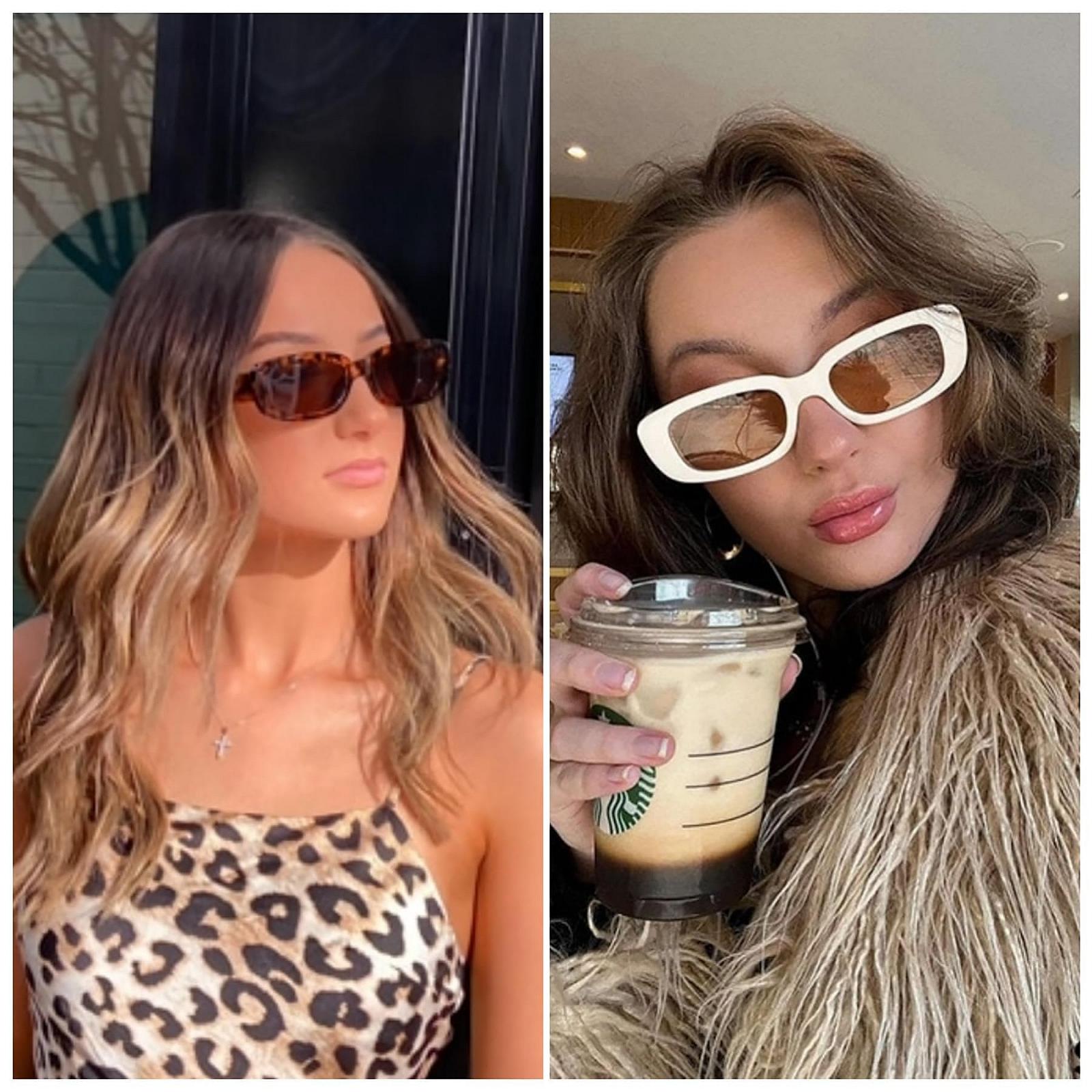 Сонцезахисні окуляри прямокутні Unning, набір 4 шт, фото №2