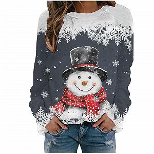 Термо Світшот Флісовий Жіночий Зимовий Різдвяний - Фото 1