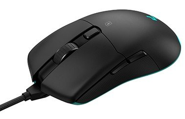 Комбінована миша DeepCool MG510 / Радіоканал / 19000 DPI / 6 кнопок / RGB підсвітка / Чорна, фото №4