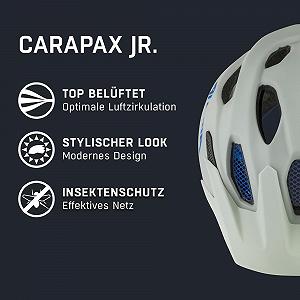 Шлем ALPINA Carapax JR. Серо-дымчатый Синий матовый synthetic.ua - Фото 1