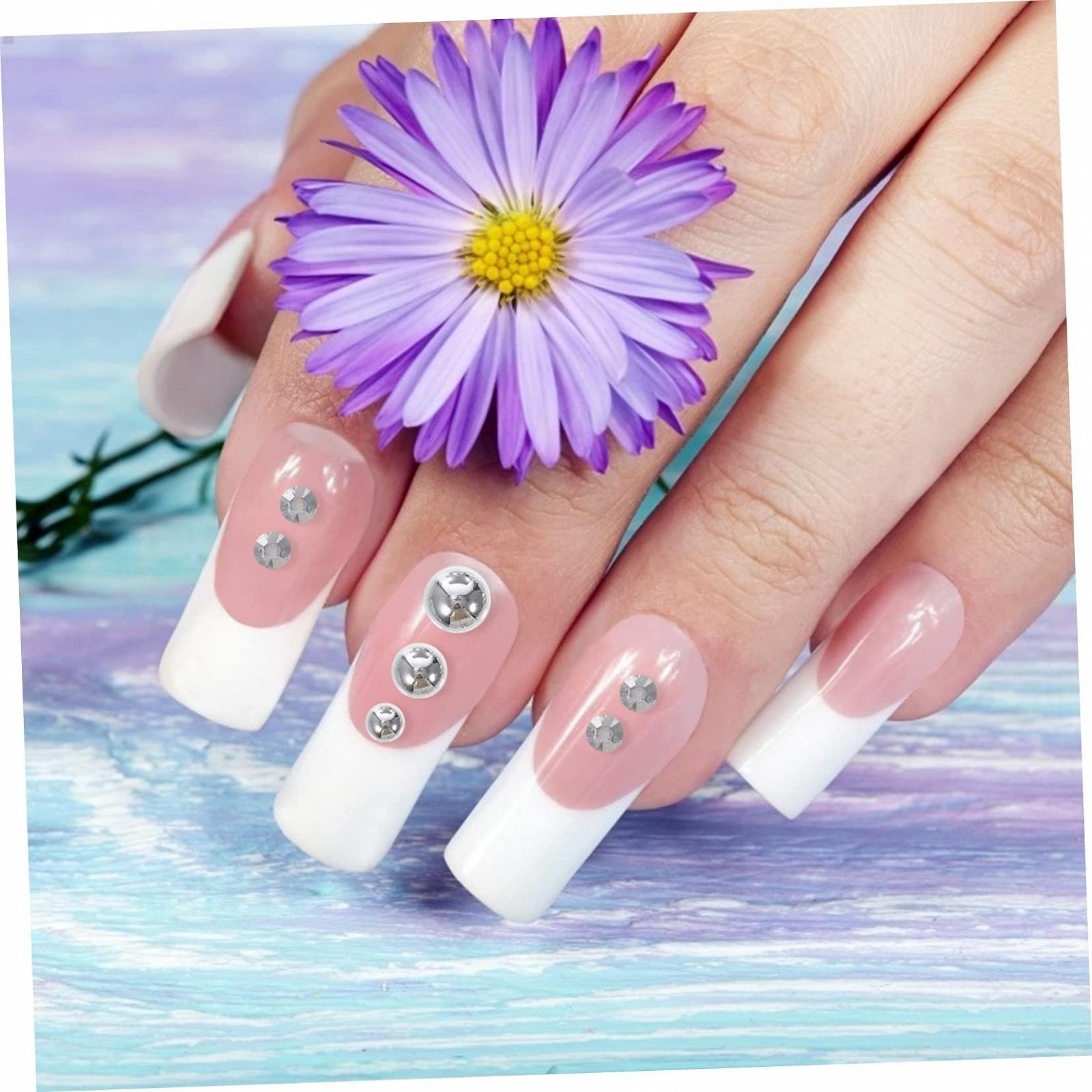 Полукруглые имитационные бриллианты из смолы TEHAUX, 2 шт., фото №4