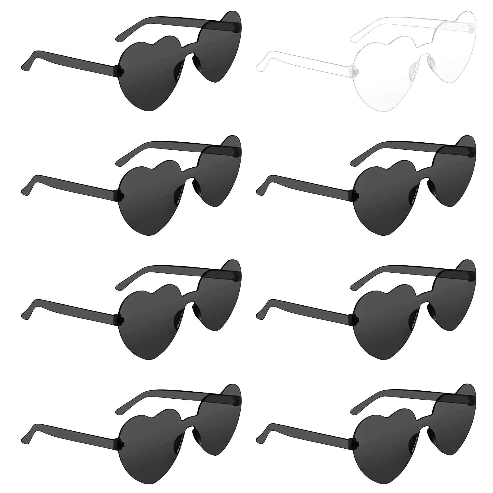 Набір сонцезахисних окулярів у формі серця, фото №1