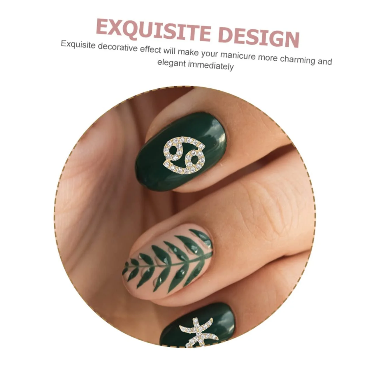 Дванадцять знаків зодіаку MERRYHAPY 48 шт. Дизайн зі стразами, фото №7 Дванадцять знаків зодіаку MERRYHAPY 48 шт. Дизайн зі стразами, фото №7