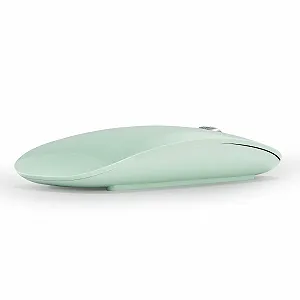 Миша Uiosmuph Бездротова Bluetooth з USB Nano приймачем Tri-Mode (Dual Bluetooth 5.1 + 2.4GHz) Тиха Перезаряджувана для Ноутбука, ПК, iPad, Mac, Зелена - Фото 1