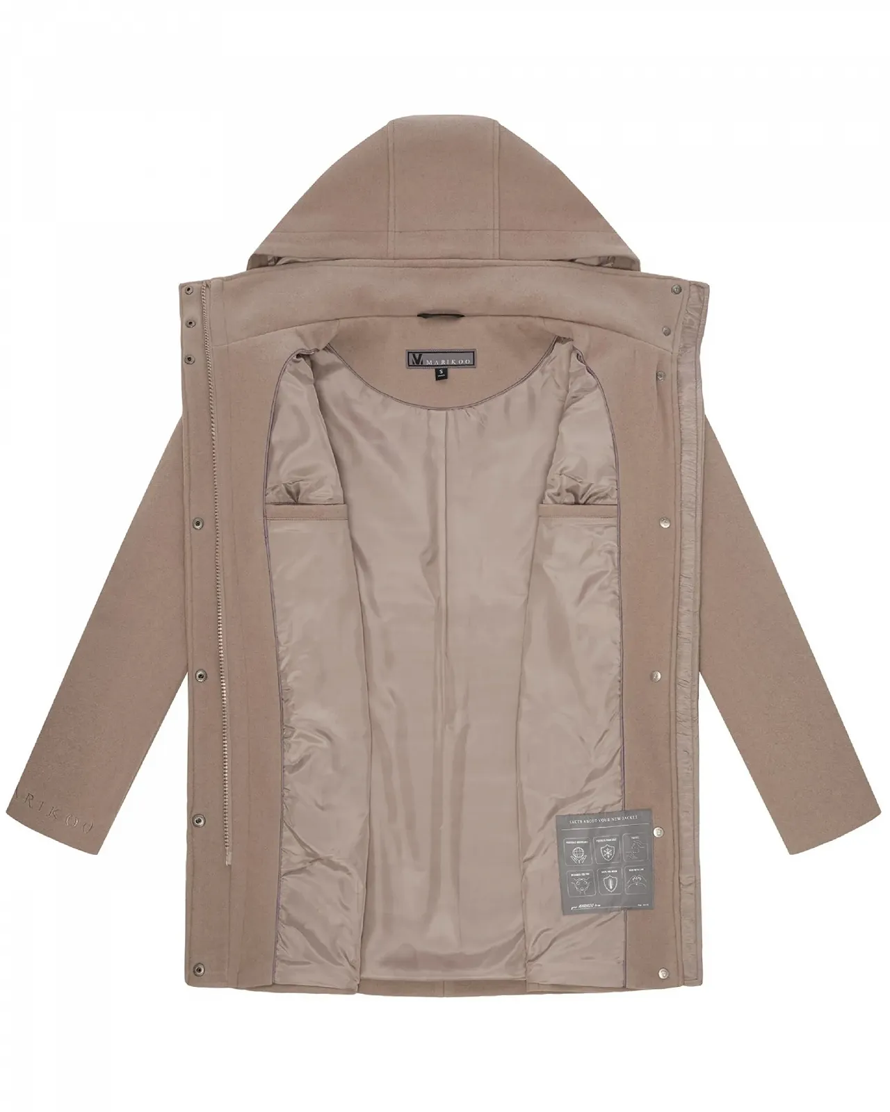 Пальто Marikoo Katalinaa 16 Женское длинное теплое, фото №6 Пальто Marikoo Katalinaa 16 Женское длинное теплое, фото №6