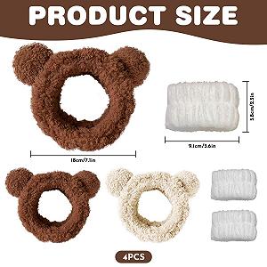 Плюшевая повязка 2 шт, пара напульсников synthetic.ua - Фото 1