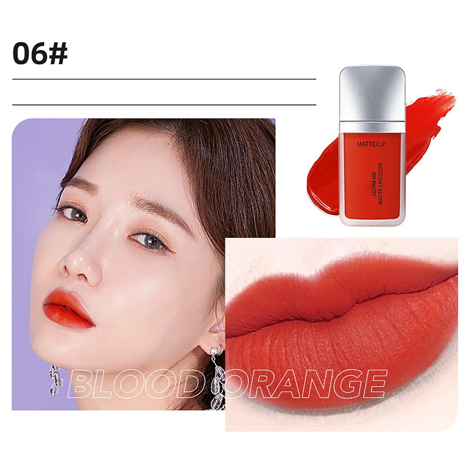 Блиск для губ Lipstick Set, 8 модних відтінків Favorites Colour Payoff, нелипка крижана текстура, 10 мл безбарвна прозора олія для губ (F, One Size), фото №3
