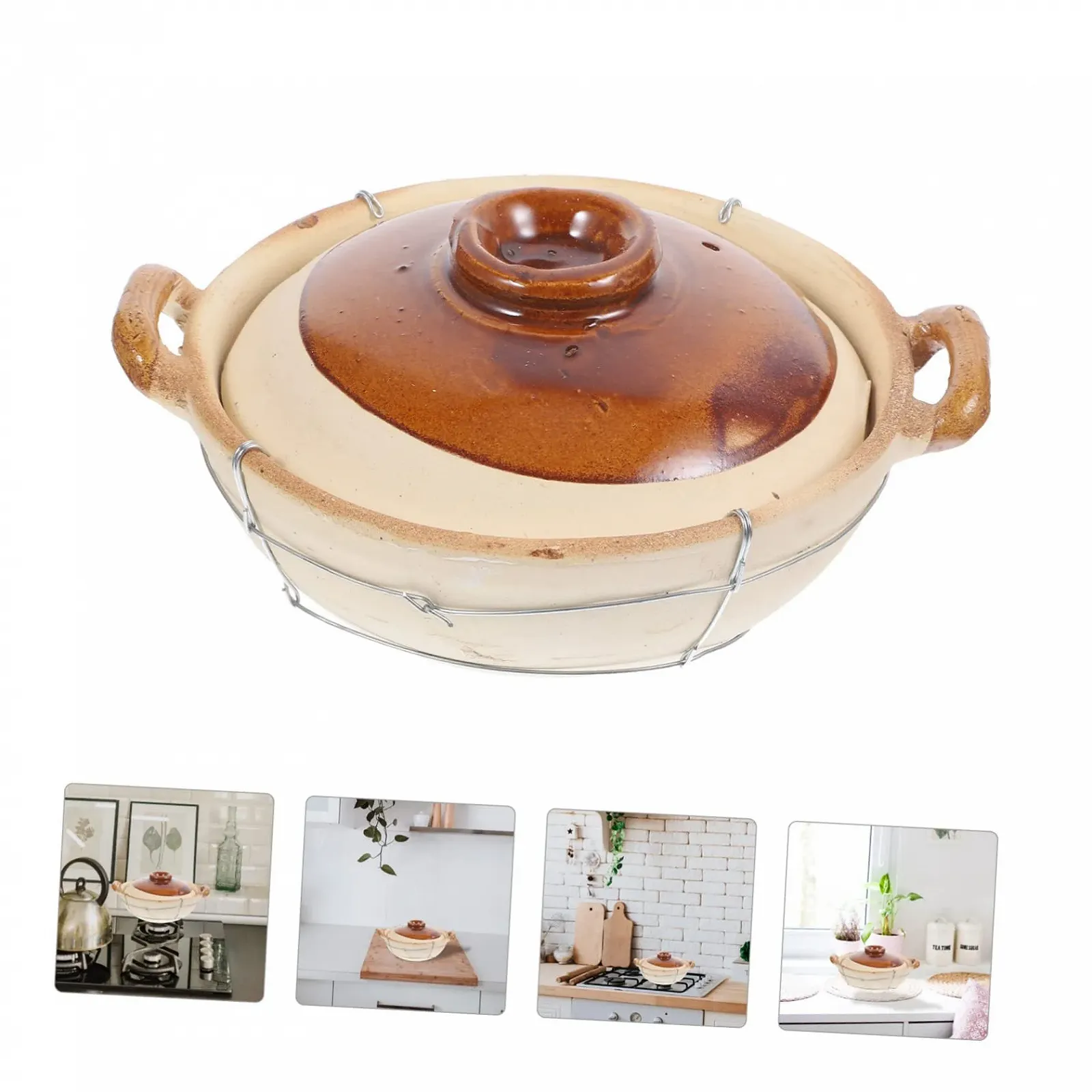 Каструля BESTYASH з подвійною ручкою для дому та ресторанів універсальна, фото №3