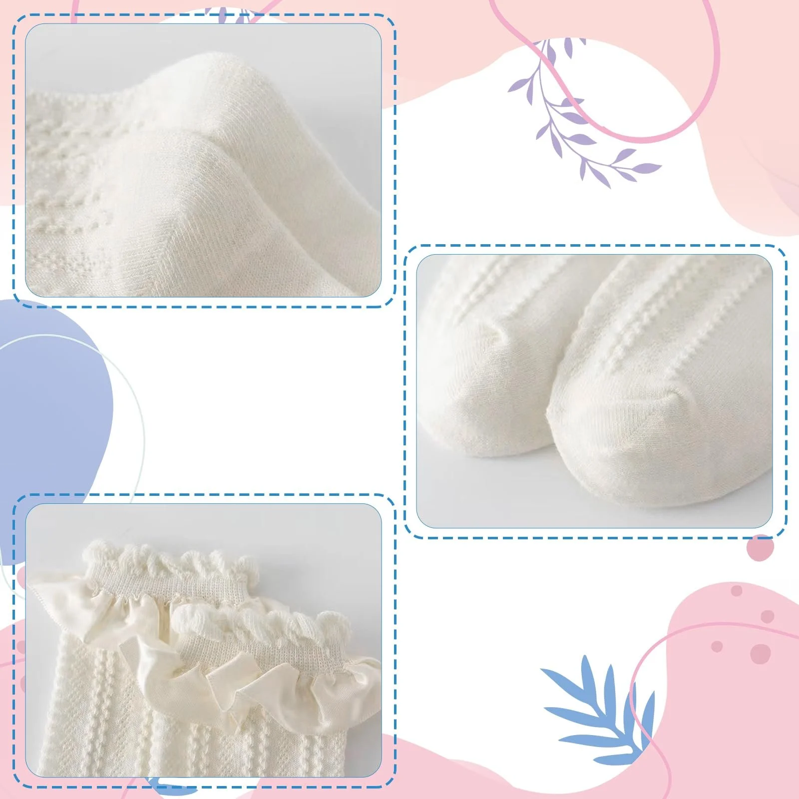 Шкарпетки з рюшами (6 пар), фото №4 Шкарпетки з рюшами (6 пар), фото №4