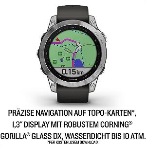 Смарт-часы Мультиспорт Garmin Fenix 7S GPS с цветным дисплеем и сенсорным/кнопочным управлением synthetic.ua - Фото 1
