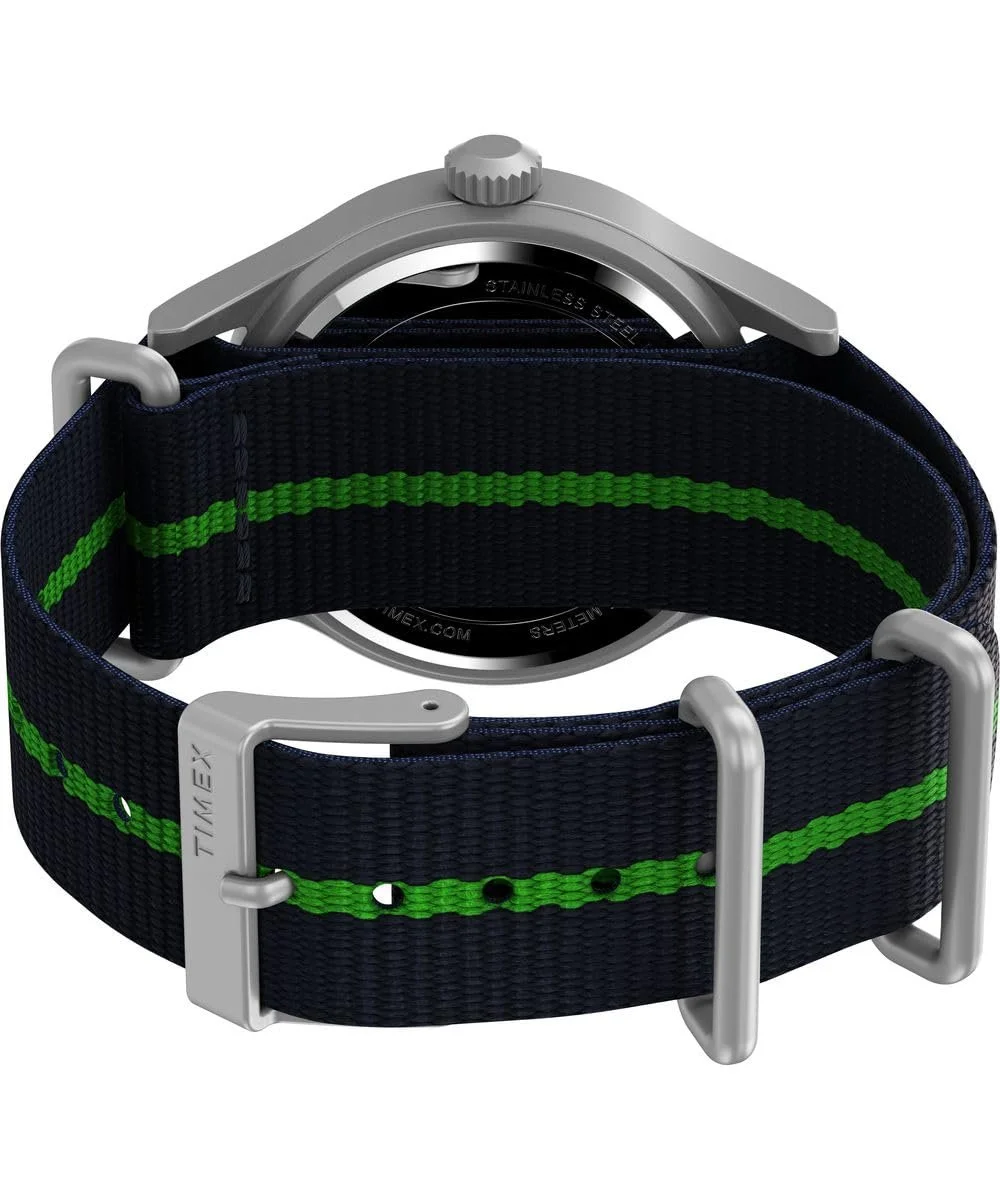 Годинник Timex Expedition TW2V23000 з синім циферблатом та ремінцем NATO, синій, TW2V23000-AMZUK, фото №4 Годинник Timex Expedition TW2V23000 з синім циферблатом та ремінцем NATO, синій, TW2V23000-AMZUK, фото №4