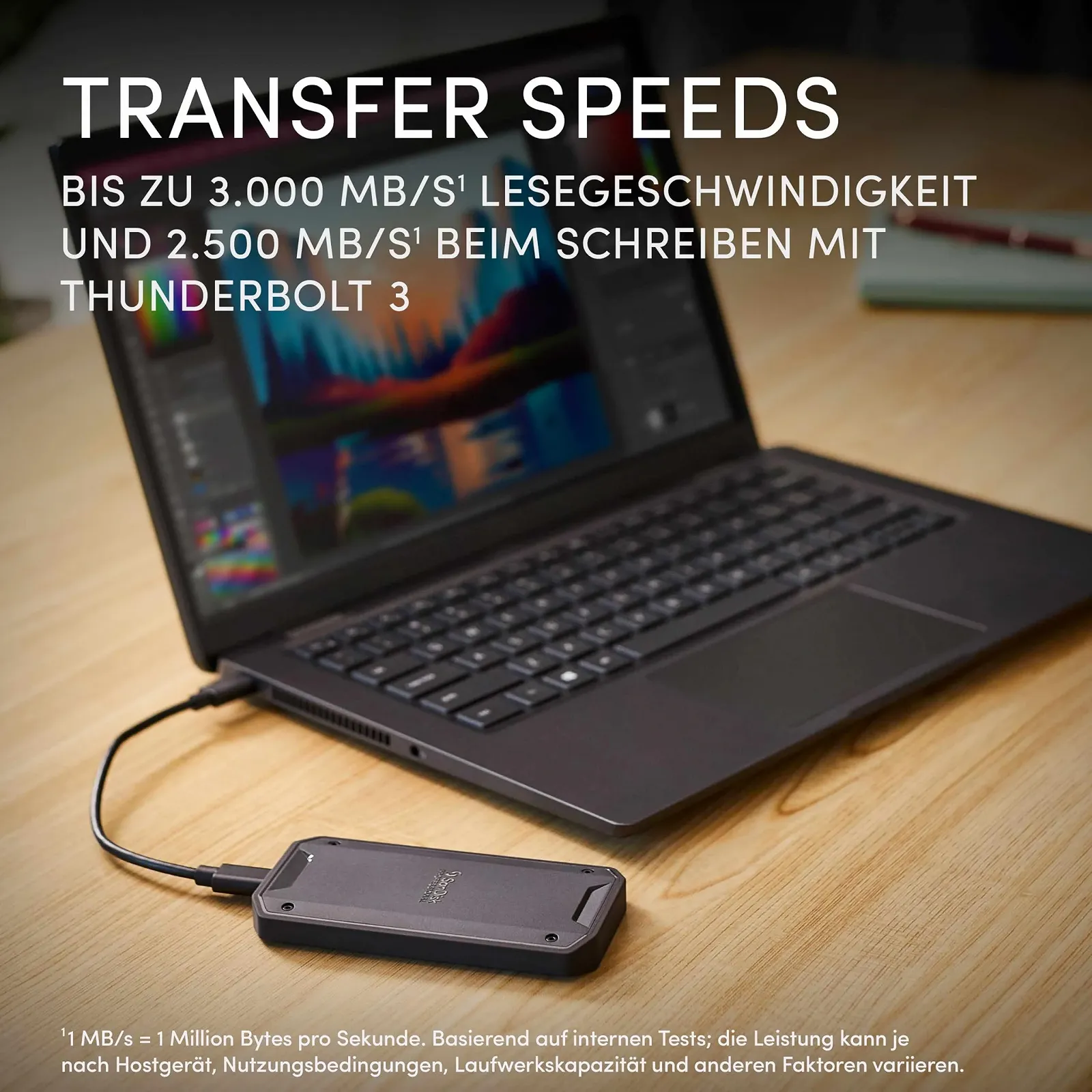 Mobile SSD SanDisk PROFESSIONAL PRO-G40 4TB NVMe Thunderbolt 3 USB-C 3000МБ/с IP68, фото №2 Mobile SSD SanDisk PROFESSIONAL PRO-G40 4TB NVMe Thunderbolt 3 USB-C 3000МБ/с IP68, фото №2
