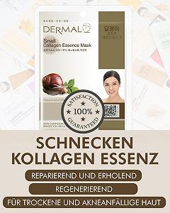 Маска для обличчя DERMAL Корейська з есенцією колагену та екстрактом равлика, 10 шт - Відновлююча synthetic.ua - Фото 1