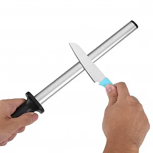 Мусат алмазний 10 дюймів професійний овальний екстрадрібнозернистий Diamond Coated - Фото 1