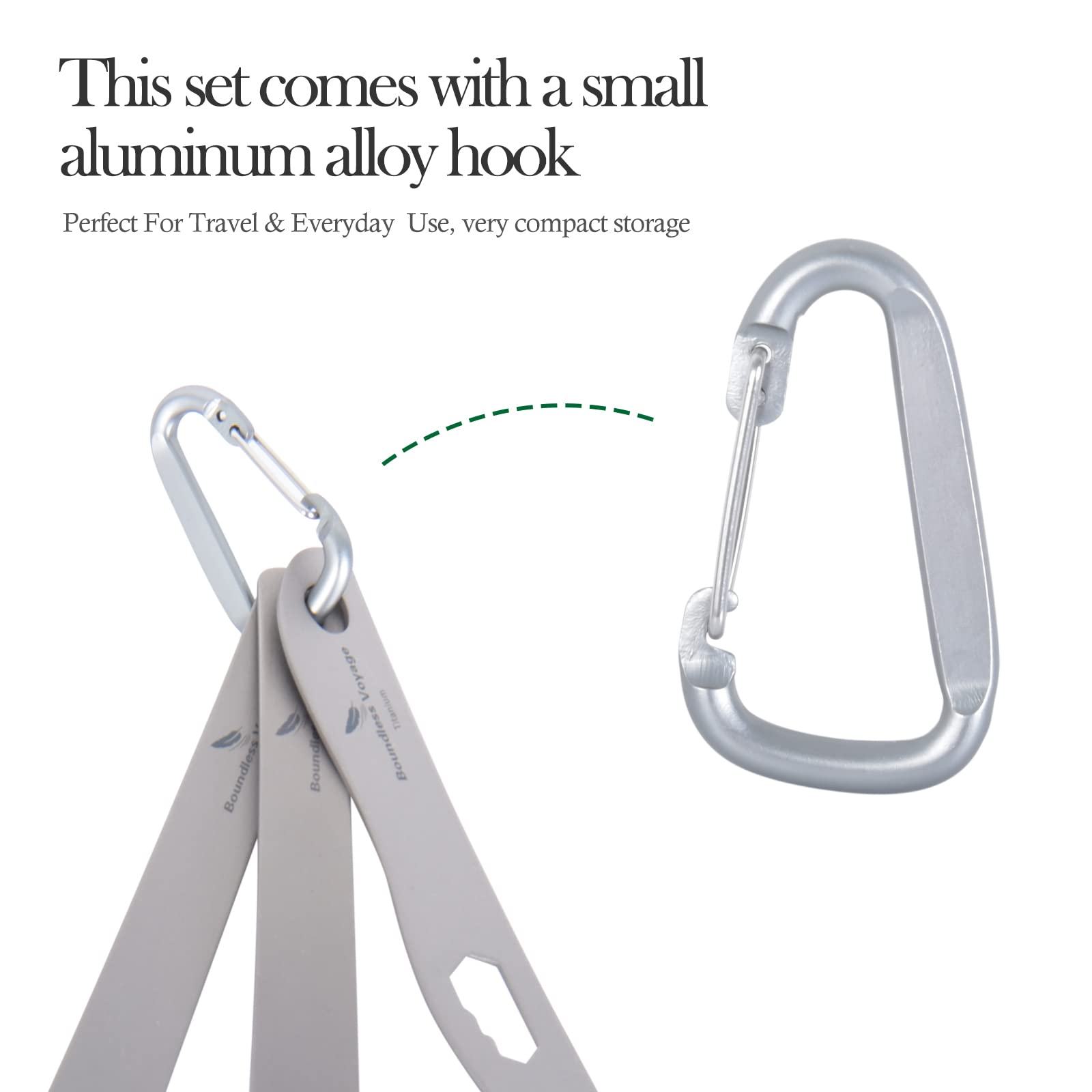 Набор столовых приборов iBasingo Ti1078T Титан Ложка Вилка Нож Ультралёгкий Маленький Портативный, фото №3 Набор столовых приборов iBasingo Ti1078T Титан Ложка Вилка Нож Ультралёгкий Маленький Портативный, фото №3