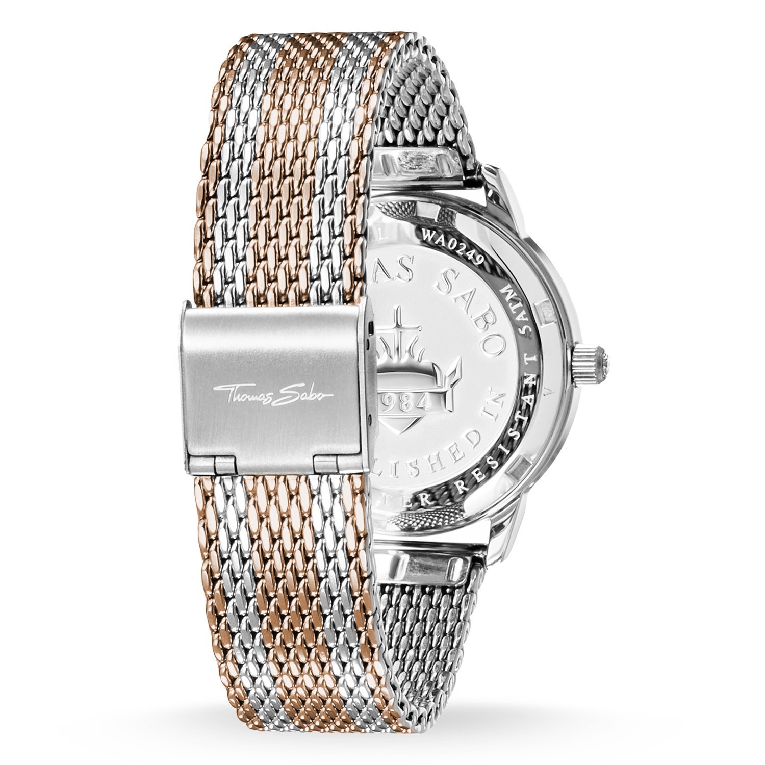 Женские часы Thomas Sabo WA0273-283-201-33 MM, двухцветные, аналоговый механизм, нержавеющая сталь, фото №2