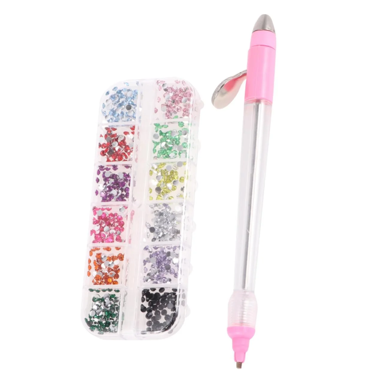 Інструмент для манікюру Housoutil Набір для DIY манікюру, аплікатор страз для нігтів, фото №1