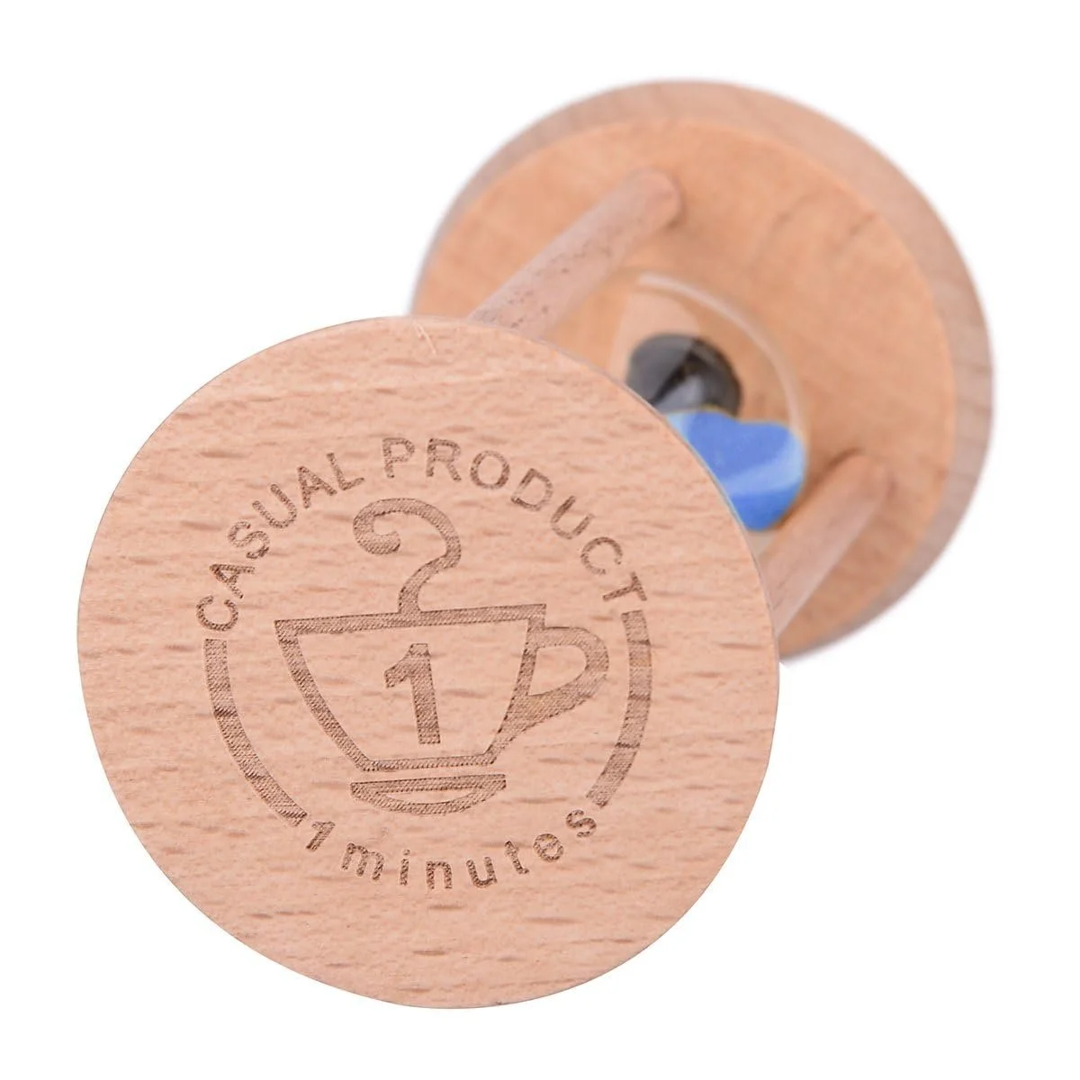 Пісочний годинник Weiye Mini Wooden Sand Timer 1 хвилина Колір дерева, фото №3