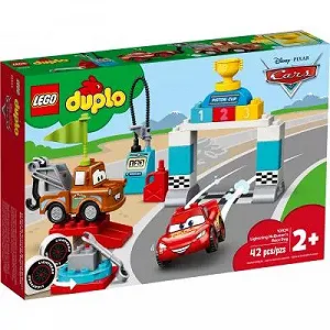 Конструктор LEGO DUPLO Машинки Гонки Молнии Маккуина 42 детали 10924